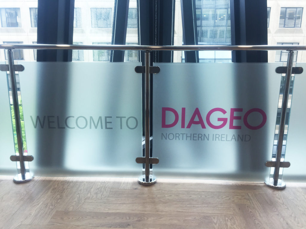 Transforming Spaces – Diageo Office Branding