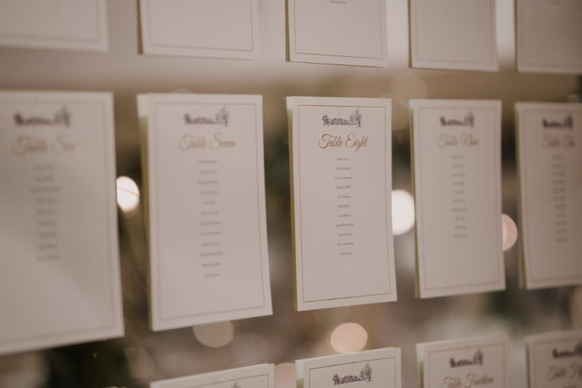 wedding table plan