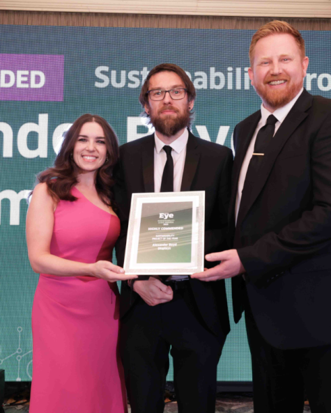 Highly Commended at the Business Eye Sustainability & ESG Awards 2025