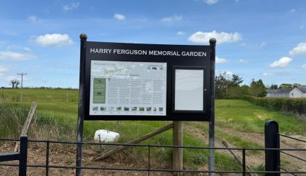 Durable Lectern Signage at Harry Ferguson Memorial Gardens