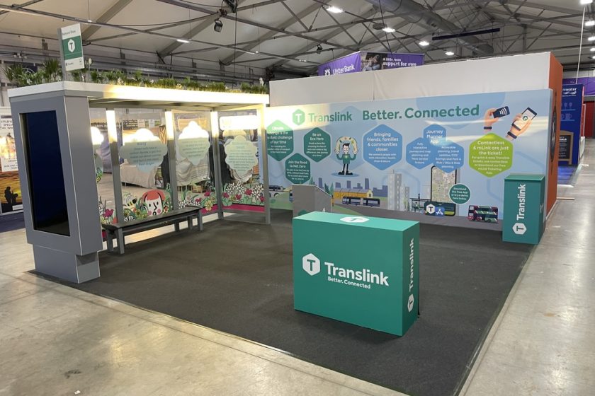 Custom Display for Translink at the Balmoral Show