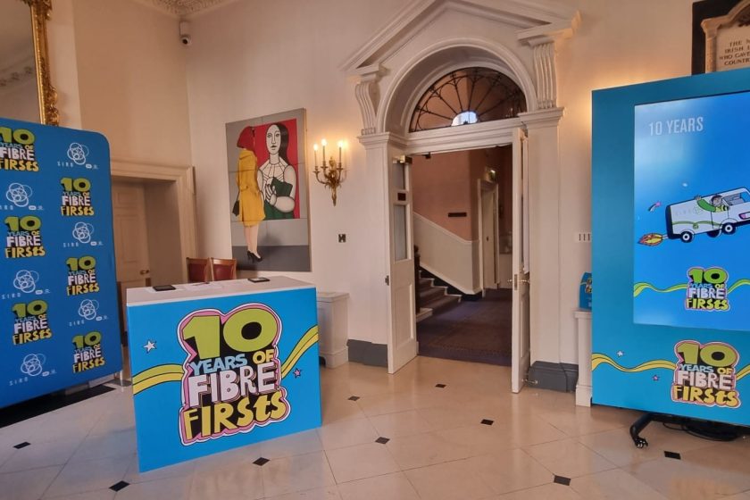 Event Signage for SIRO’s 10-Year Anniversary
