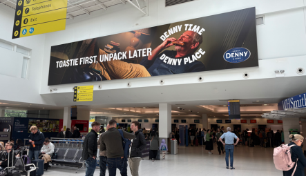 Backlit Banner at Belfast City Airport