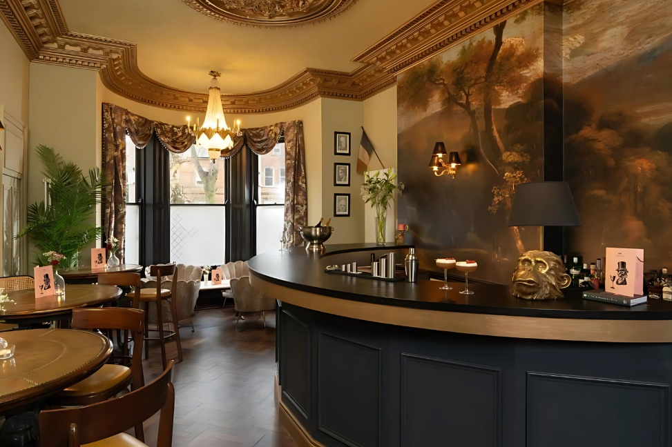 Custom Wallpaper for The Harrison Chambers of Distinction