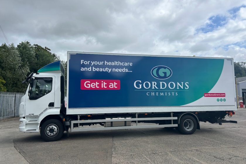 Lorry Wraps for Gordons Chemist