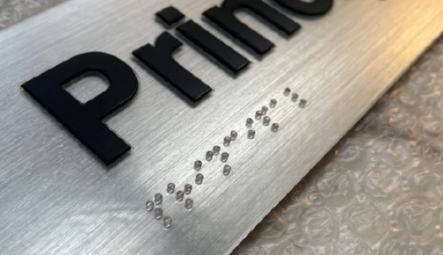 Braille Classroom Signs for D Martin