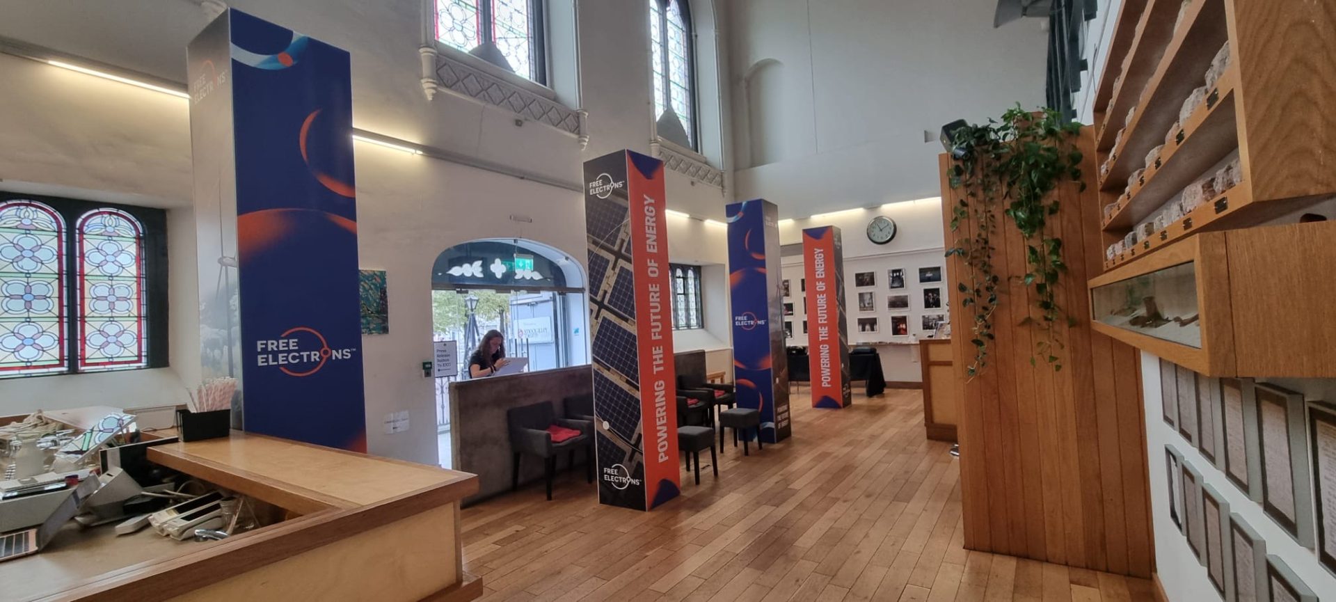 Pillar Wraps at Smock Alley Theatre, Dublin