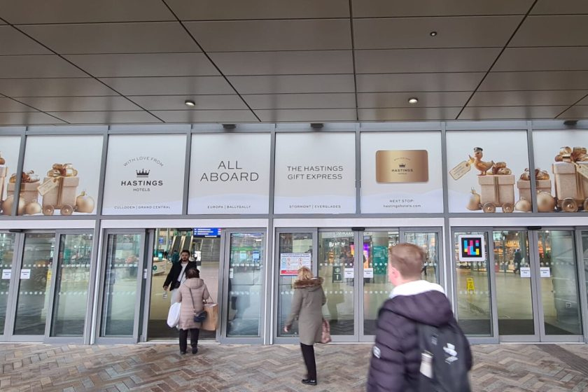 Grand Central Station Window Vinyl