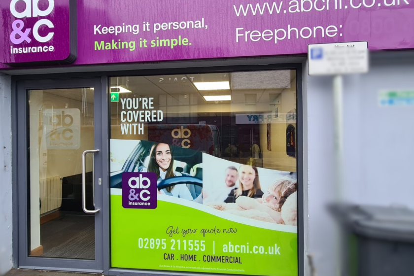 Window Graphics for AB&C Insurance