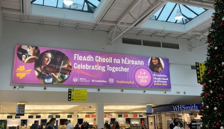 Backlit Banner for Belfast City Aiport