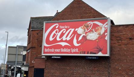 Coca-Cola Christmas Backlit Billboard
