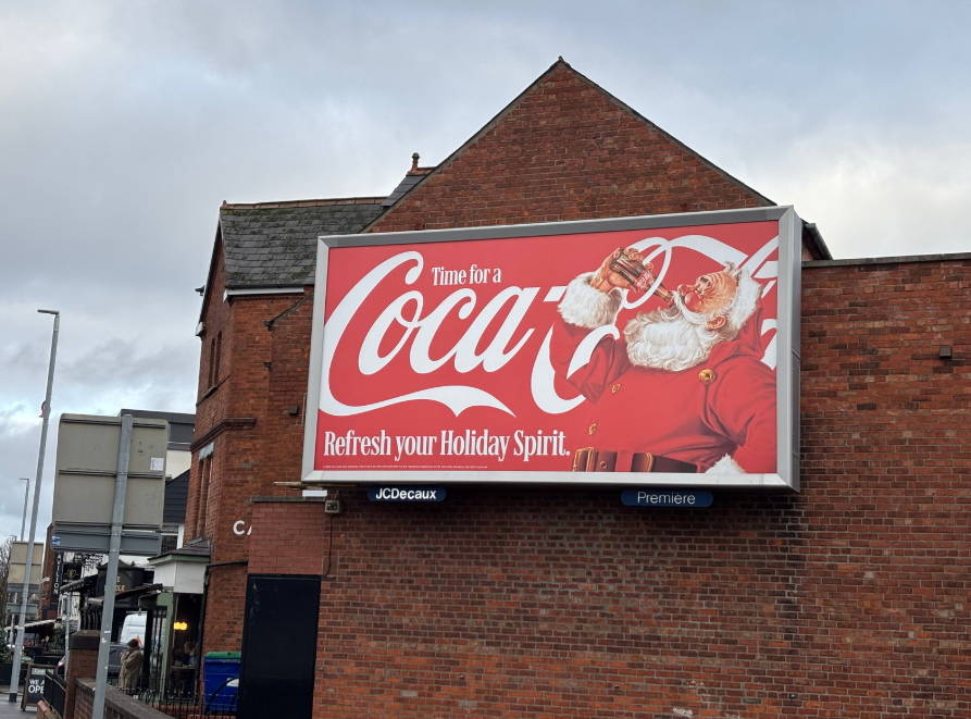 Coca-Cola Christmas Backlit Billboard