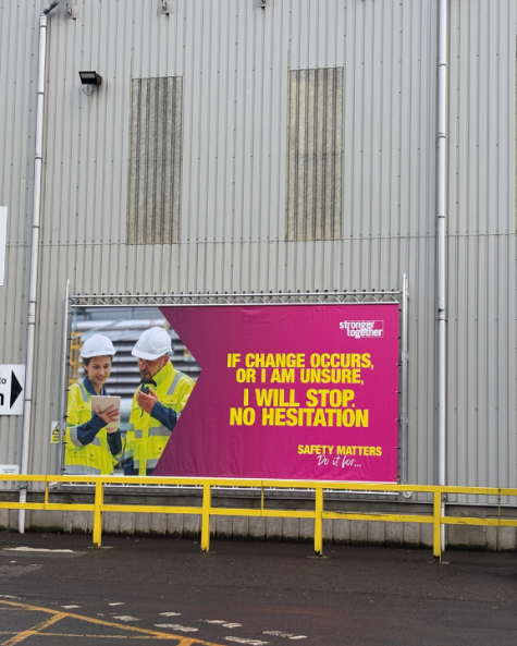 Bannerlift System Installation for West Fraser