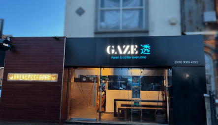 Shopfront Signage for GAZE
