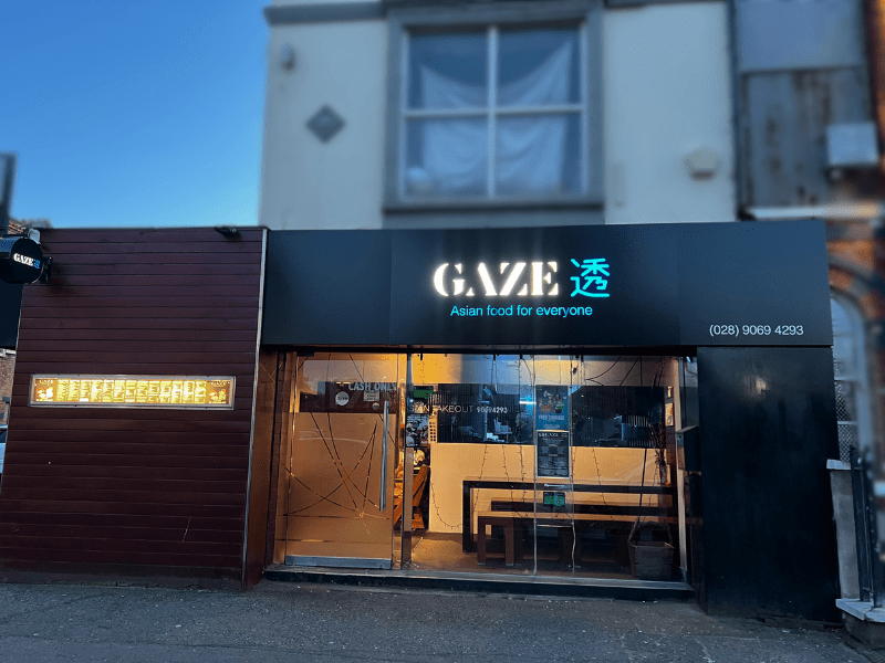 Shopfront Signage for GAZE